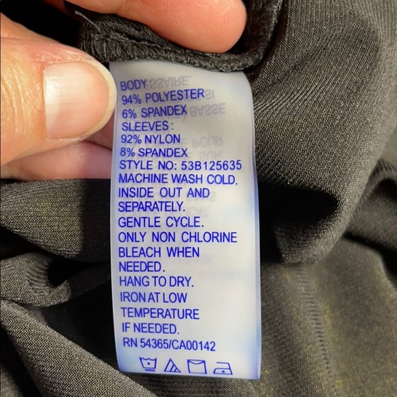 Nygard laced arm long sleeve top - Picture 7 of 7